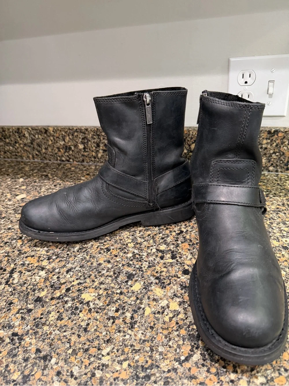 Harley Davidson, men’s harness boots size 9, medium